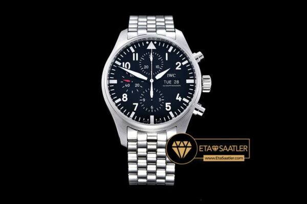 IWC0339 - IWC Pilot Chronograph Ref.3777 SSSS Black V6F A7750 - 15.jpg